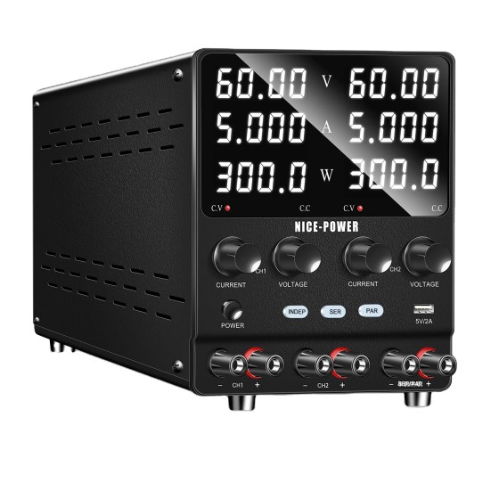 Wholesale SPS605-2KD 60V 5A Digital Display Dual Channel Variable Voltage Regulator Laptop Repair Power Supply
